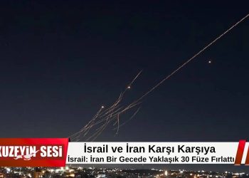 İsrail-İran hattında gerilim yeniden yükseldi: Yaklaşık 30 füze fırlatıldığı açıklandı!