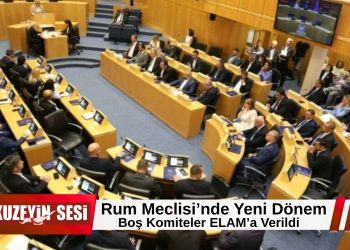Rum Meclisi’nde komite dağılımı netleşti: ELAM üç başkanlık aldı.