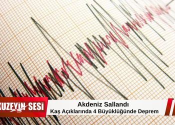 Sabah saatlerinde Akdeniz’de 4 büyüklüğünde deprem meydana geldi!