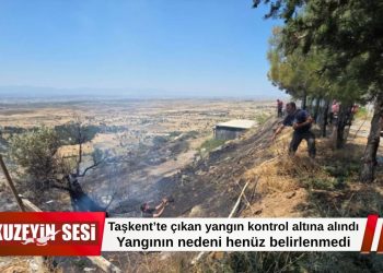Taşkent’te yangın kontrol altına alındı: Nedeni araştırılıyor!