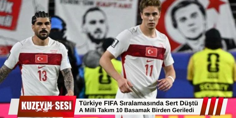 A Milli Takım FIFA Sıralamasında 10 Basamak Geriledi!