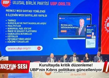 UBP tüzüğünde Kıbrıs politikası güncelleniyor!