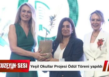 Yeşil Okullar Projesi’nde ödüller sahiplerini buldu.