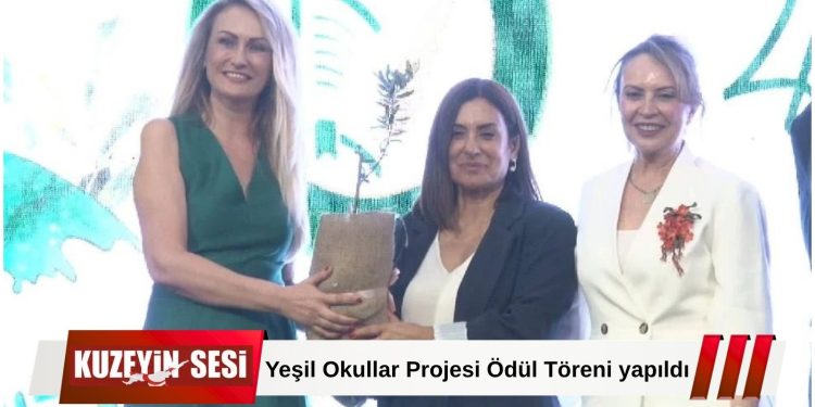 Yeşil Okullar Projesi’nde ödüller sahiplerini buldu.