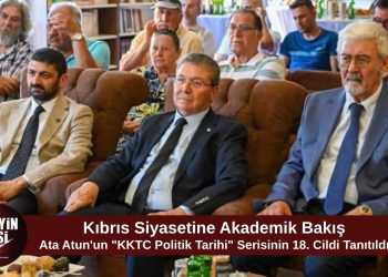 Ata Atun’un “KKTC Politik Tarihi” serisinin 18. cildi düzenlenen etkinlikle tanıtıldı