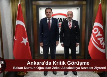 Bakan Oğuz, Emekli Korgeneral Zekai Aksakallı’yı ziyaret etti