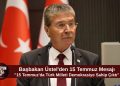 Üstel’den 15 Temmuz Mesajı: “Türk Milleti İradesine Sahip Çıktı”