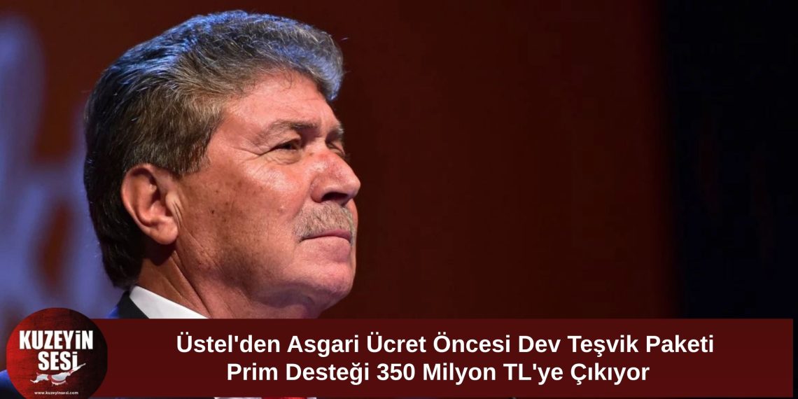 Üstel, yeni teşvik paketini açıkladı: Prim destekleri artırılıyor