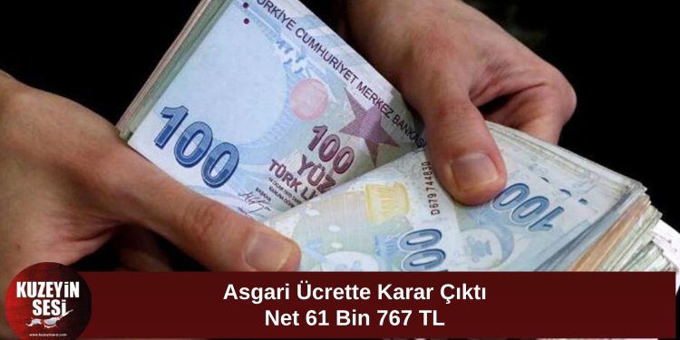2026’nın ikinci asgari ücreti belli oldu: Net ücret 61 bin 767 TL
