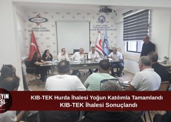 KIB-TEK’in hurda satış ihalesi tamamlandı: En yüksek teklif OMERYAN CONSTRUCTION LTD.’den