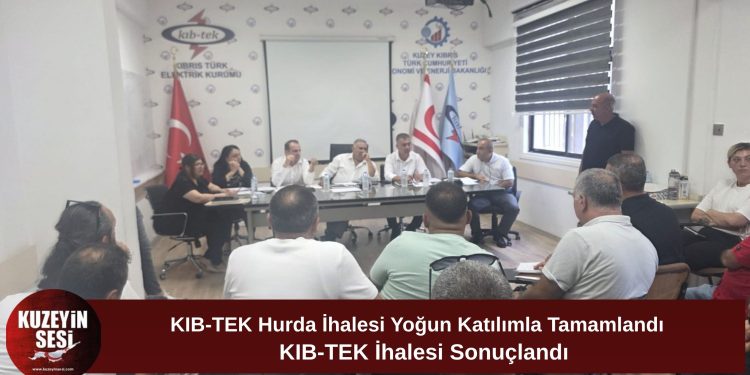 KIB-TEK’in hurda satış ihalesi tamamlandı: En yüksek teklif OMERYAN CONSTRUCTION LTD.’den