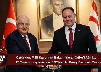 Öztürkler, Millî Savunma Bakanı Yaşar Güler ve beraberindeki heyeti kabul etti