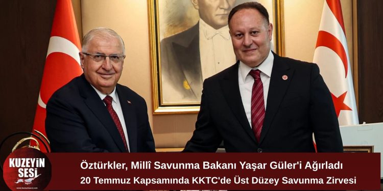 Öztürkler, Millî Savunma Bakanı Yaşar Güler ve beraberindeki heyeti kabul etti