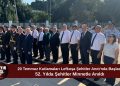 20 Temmuz kutlamaları Lefkoşa Şehitler Anıtı’ndaki törenle başladı