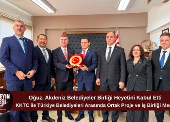 Dursun Oğuz, Akdeniz Belediyeler Birliği Heyetini Ağırladı