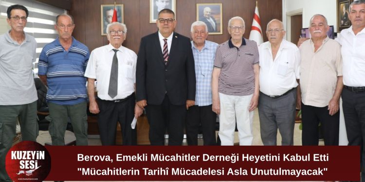 Berova, Emekli Mücahitler Derneği Heyetini Kabul Etti