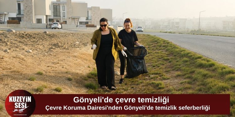 Çevre Koruma Dairesi’nden Gönyeli’de temizlik çalışması