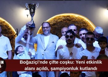 Boğaziçi’nde çifte coşku: Yeni etkinlik alanı açıldı, şampiyonluk kutlandı