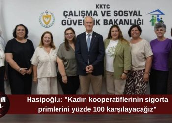 Hasipoğlu: “Kadın kooperatiflerinin tüm çalışanlarının sigorta primlerini yüzde 100 karşılayacağız”