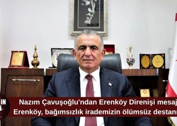 Çavuşoğlu: Erenköy Direnişi, vatan için yazılmış ölümsüz bir kahramanlık destanıdır