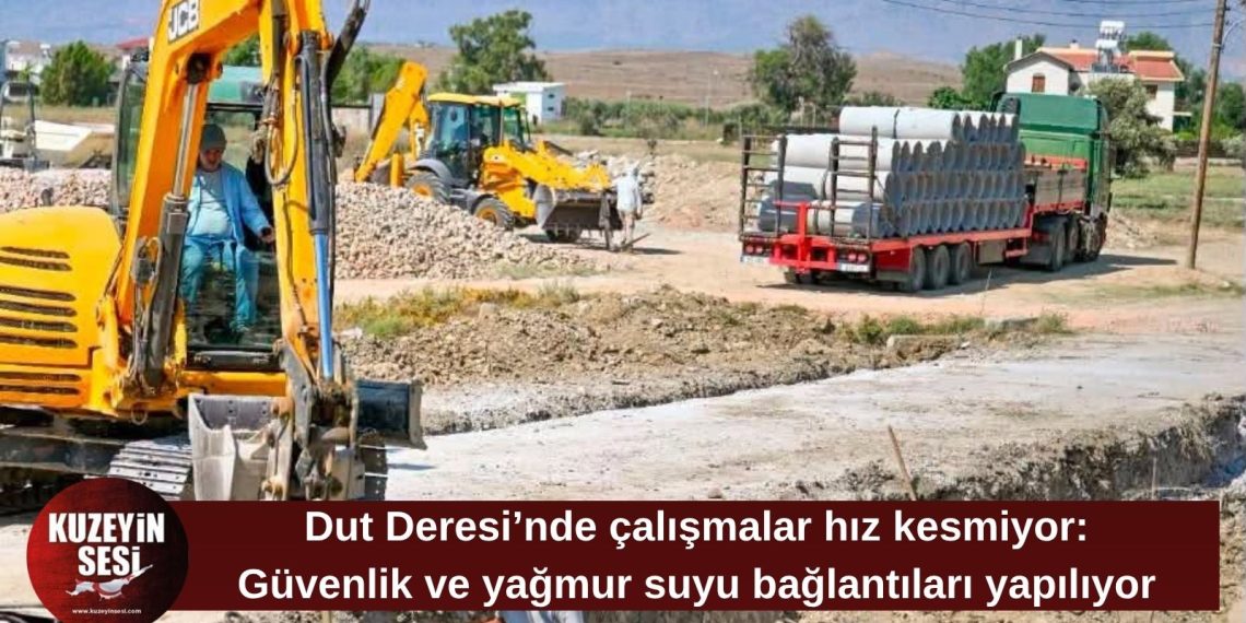 Dut Deresi Kanal Projesi’nde çalışmalar sürüyor