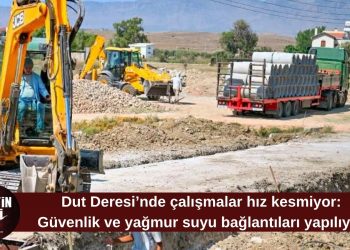 Dut Deresi Kanal Projesi’nde çalışmalar sürüyor