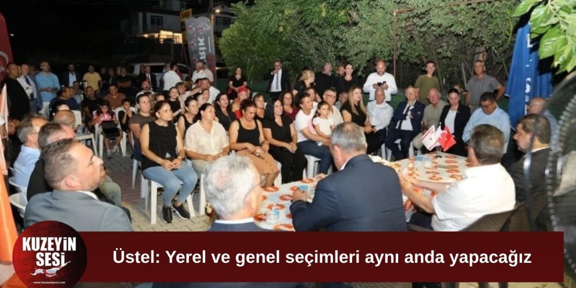 Üstel: Yerel ve genel seçimleri aynı anda yapacağız