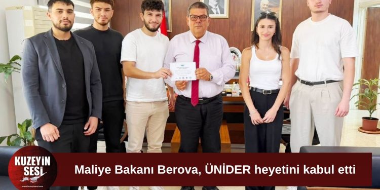 Berova, ÜNİDER heyetini kabul etti