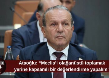 Ataoğlu’ndan toplum güvenliği için ortak toplantı çağrısı