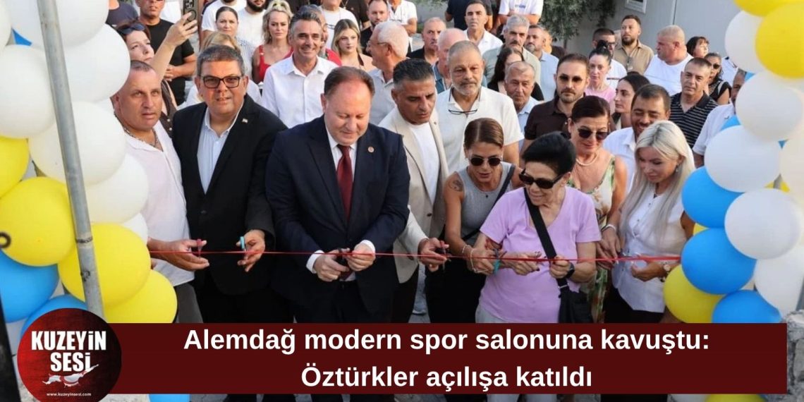 Alemdağ’a yeni spor salonu: Öztürkler açılışa katıldı