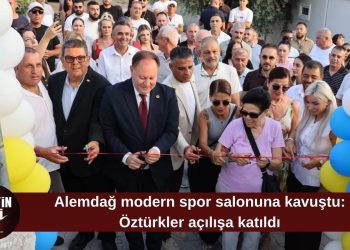 Alemdağ’a yeni spor salonu: Öztürkler açılışa katıldı