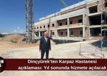 Dinçyürek: Karpaz Hastanesi yıl sonuna kadar tamamlanacak
