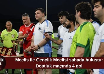 Meclis ile Gençlik Meclisi sahada buluştu: Dostluk maçı 2-2 sona erdi