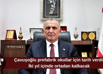 Çavuşoğlu: Prefabrik okullar iki yıl içerisinde tarihe karışacak