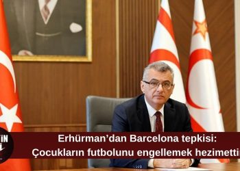 Erhürman: Çocukların futbol oynamasını engellemek insanlık açısından hezimettir