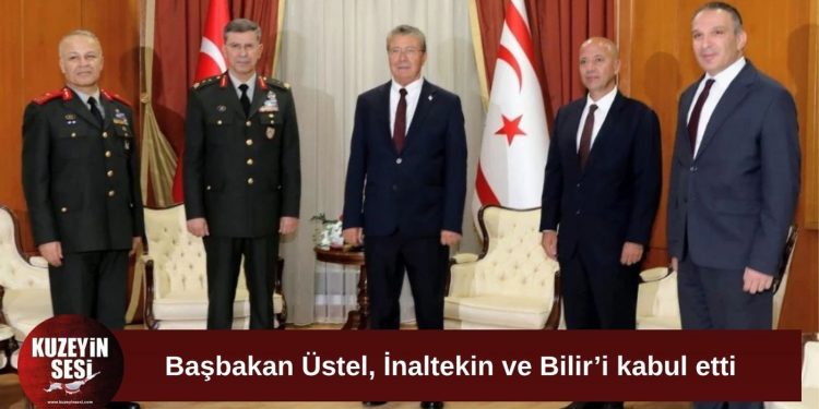 Ünal Üstel, yeni KTBK ve GKK komutanlarını kabul etti