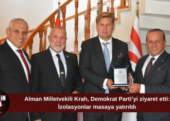 Alman Milletvekili Krah, Demokrat Parti’yi ziyaret etti