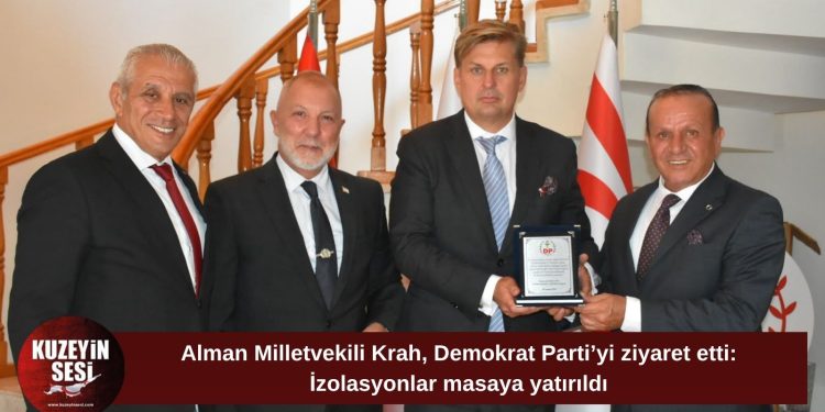 Alman Milletvekili Krah, Demokrat Parti’yi ziyaret etti