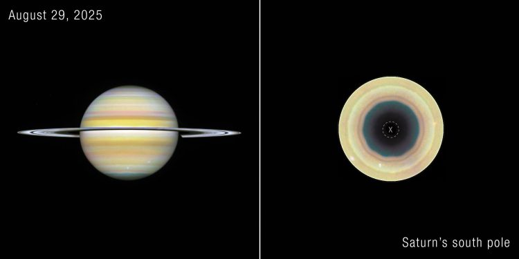 Satürn'ün güney kutbunda 10 kenarlı dev bir atmosfer dalgası keşfedildi