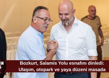 Koral Bozkurt, Salamis Yolu esnafıyla buluştu: Kararları esnafla birlikte şekillendireceğiz