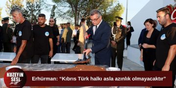 Erhürman: “Kıbrıs Türk halkı eşitlik ve güvenlik haklarından vazgeçmeyecek”