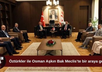 Öztürkler, Türkiye Gençlik ve Spor Bakanı Osman Aşkın Bak’ı kabul etti