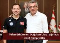 Erhürman, milli yüzücü Doğukan Ulaç ile buluştu: “Yürekten kutluyorum”
