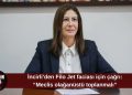 Sıla Usar İncirli’den olağanüstü toplantı çağrısı: “İrade ortak, Meclis toplanmalı”