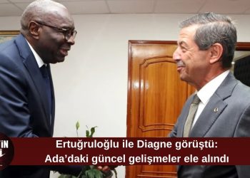 Tahsin Ertuğruloğlu, BM Özel Temsilcisi Khassim Diagne ile görüştü