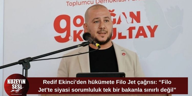 TDP Genel Sekreteri Ekinci: “Sorumluluk zinciri bakanla bitmez; hükümet toptan istifa etmeli”