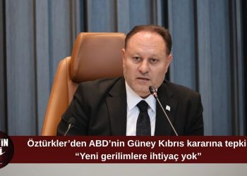 Öztürkler: “Bölgenin silahlanma yarışına değil diyaloğa ihtiyacı var”