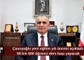 Nazım Çavuşoğlu: “2026-2027 eğitim yılına yeni umutlar ve hedeflerle başlıyoruz”