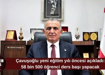 Nazım Çavuşoğlu: “2026-2027 eğitim yılına yeni umutlar ve hedeflerle başlıyoruz”