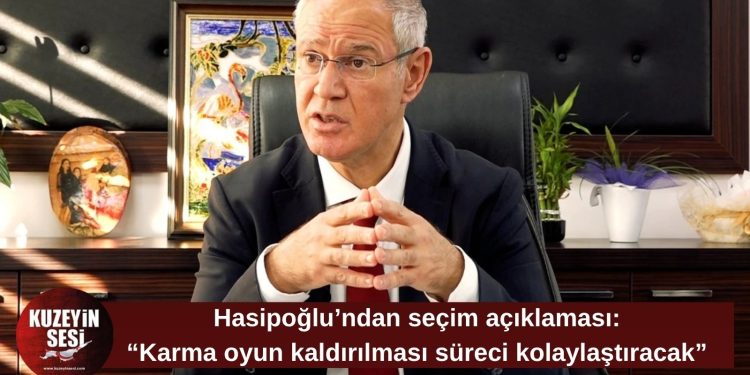 Hasipoğlu: “İki seçim birlikte yapılırsa katılım artar”